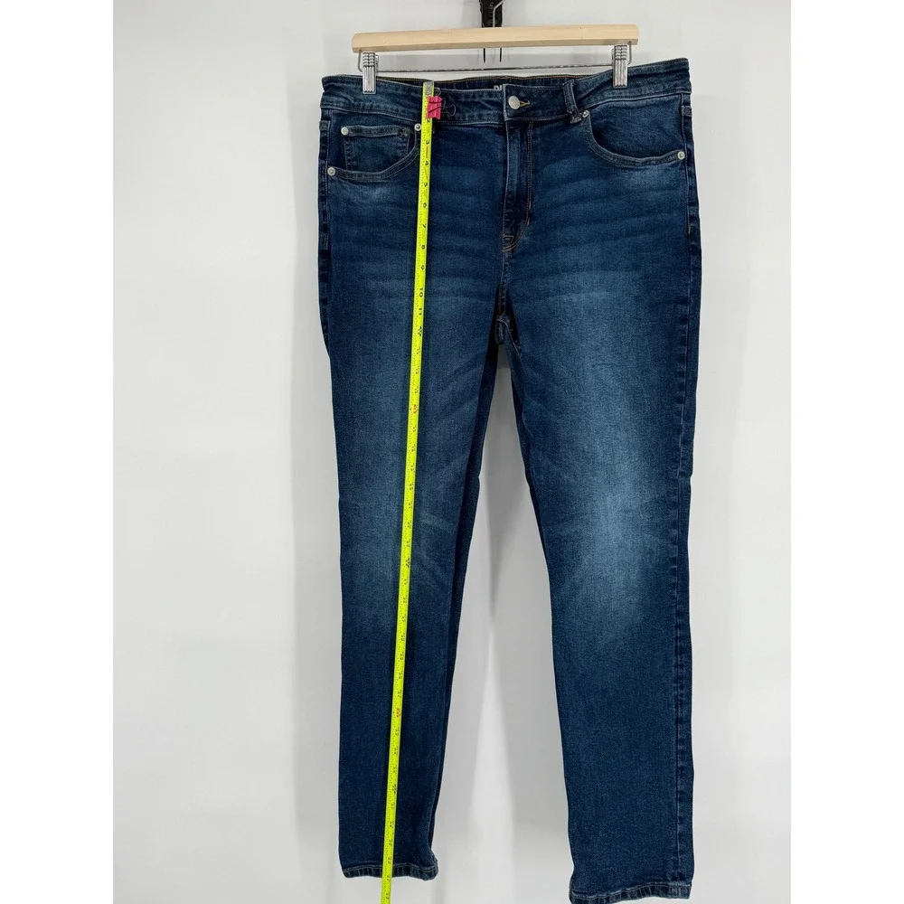 DKNY Bedford Mens Sz‎ W36 L32 Dark Wash Denim Jeans Slim Fit Casual